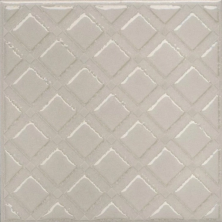 Декор Kerama Marazzi KMD3STA014GN Бахия 1 серый светлый глянцевый 9.8x9.8