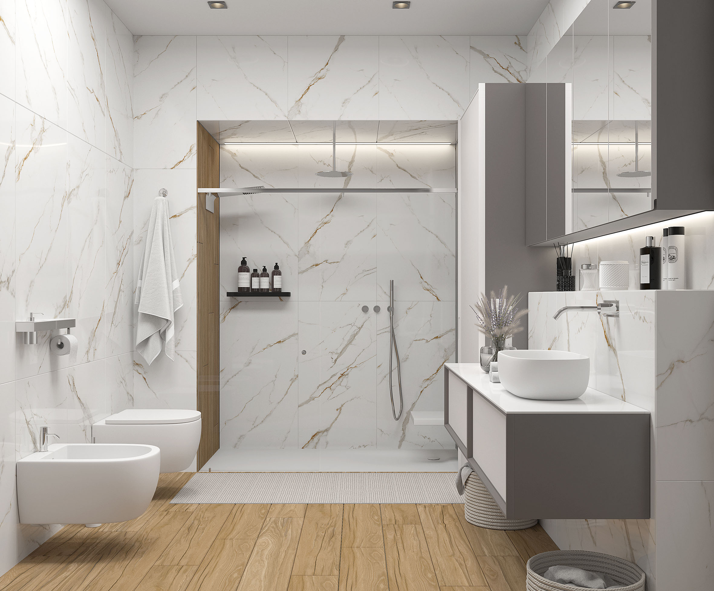 Керамогранит Laparet Uno White Venato Calacatta Gold белый 60x120 сатинированный