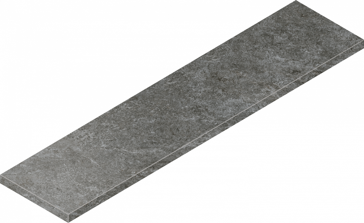 Ступень Италон Магма Графит угловая левая 620070003024 серый 33x120