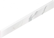 Плинтус Италон Стелларис Статуарио Уайт шлифованный 610130007456 белый 7.2x60