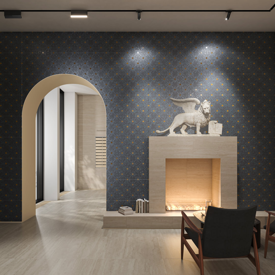 Ступень Керама Марацци Venezia клееная Сан-Марко серый светлый матовый 33х80