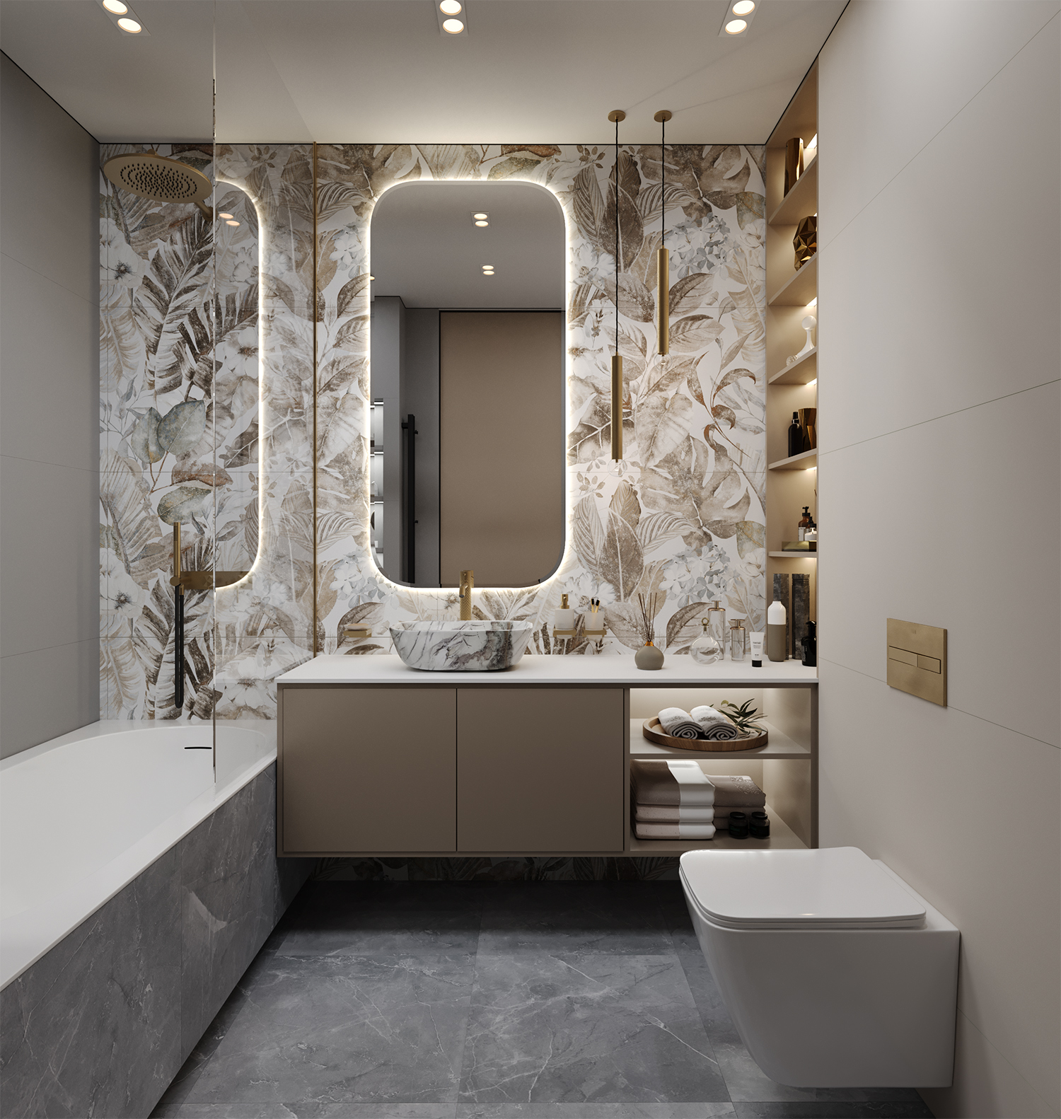 Керамогранит Старо Слим Elite Mushroom 5mm Matt 60x120 оливковый