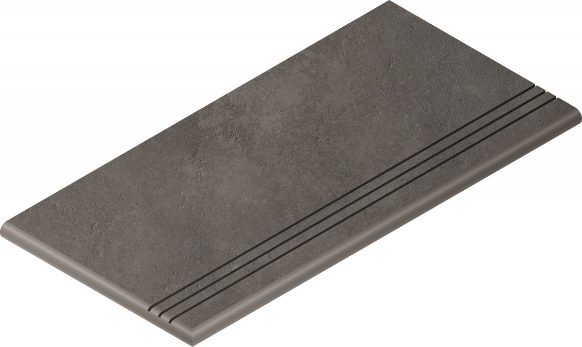 Ступень закругленная угловая левая Italon Millennium X2 Black 30x60