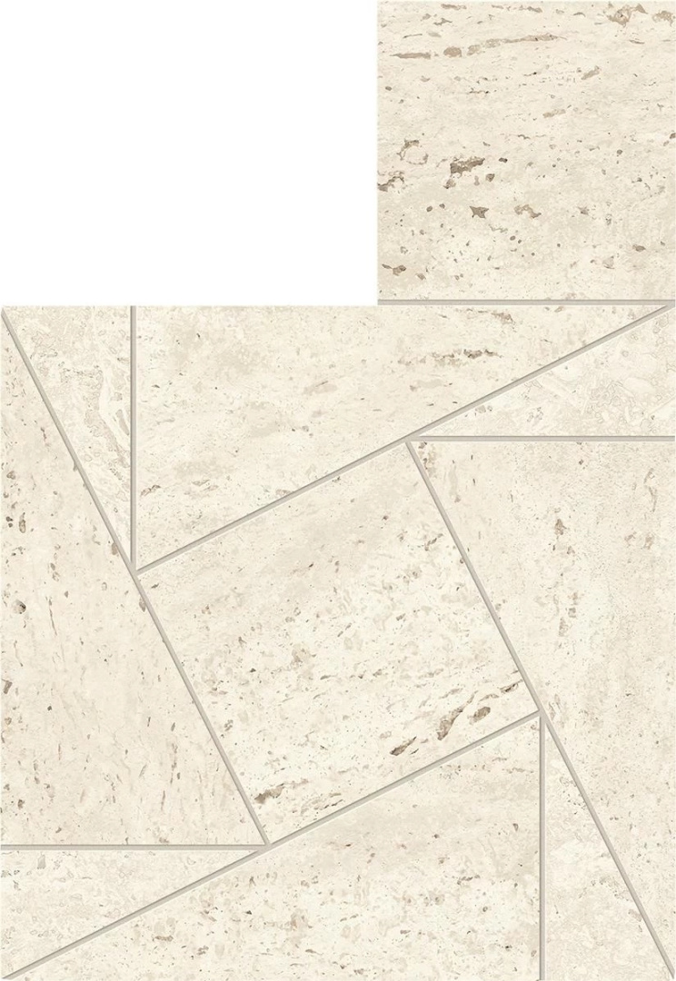 Мозаика Atlas Concorde Marvel Travertine White Mosaico Tessellation 22x31.6 AF9G