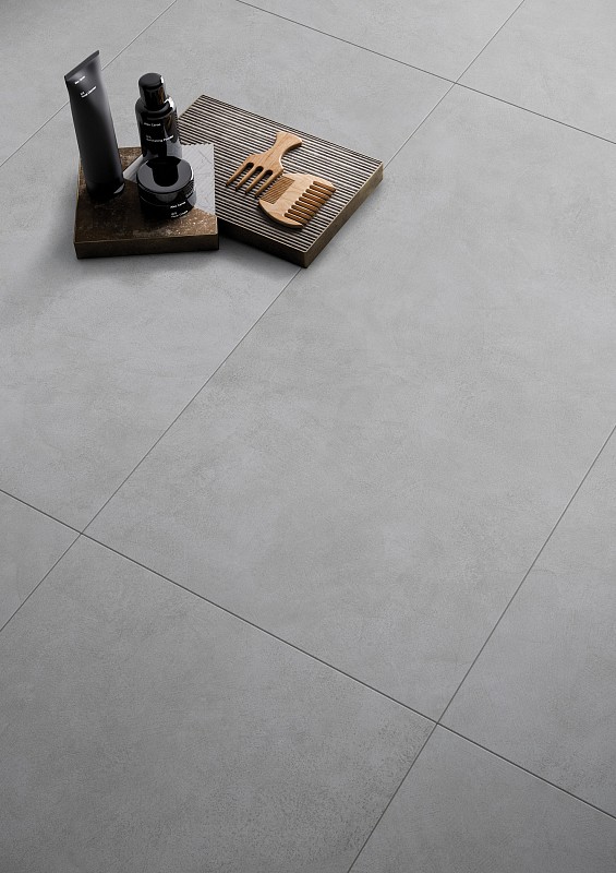 Керамогранит Vitra MicroCement Светло-серый R10A K947891R 60x120