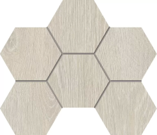 Мозаика Estima Kraft Wood KW00 25x28.5 белый