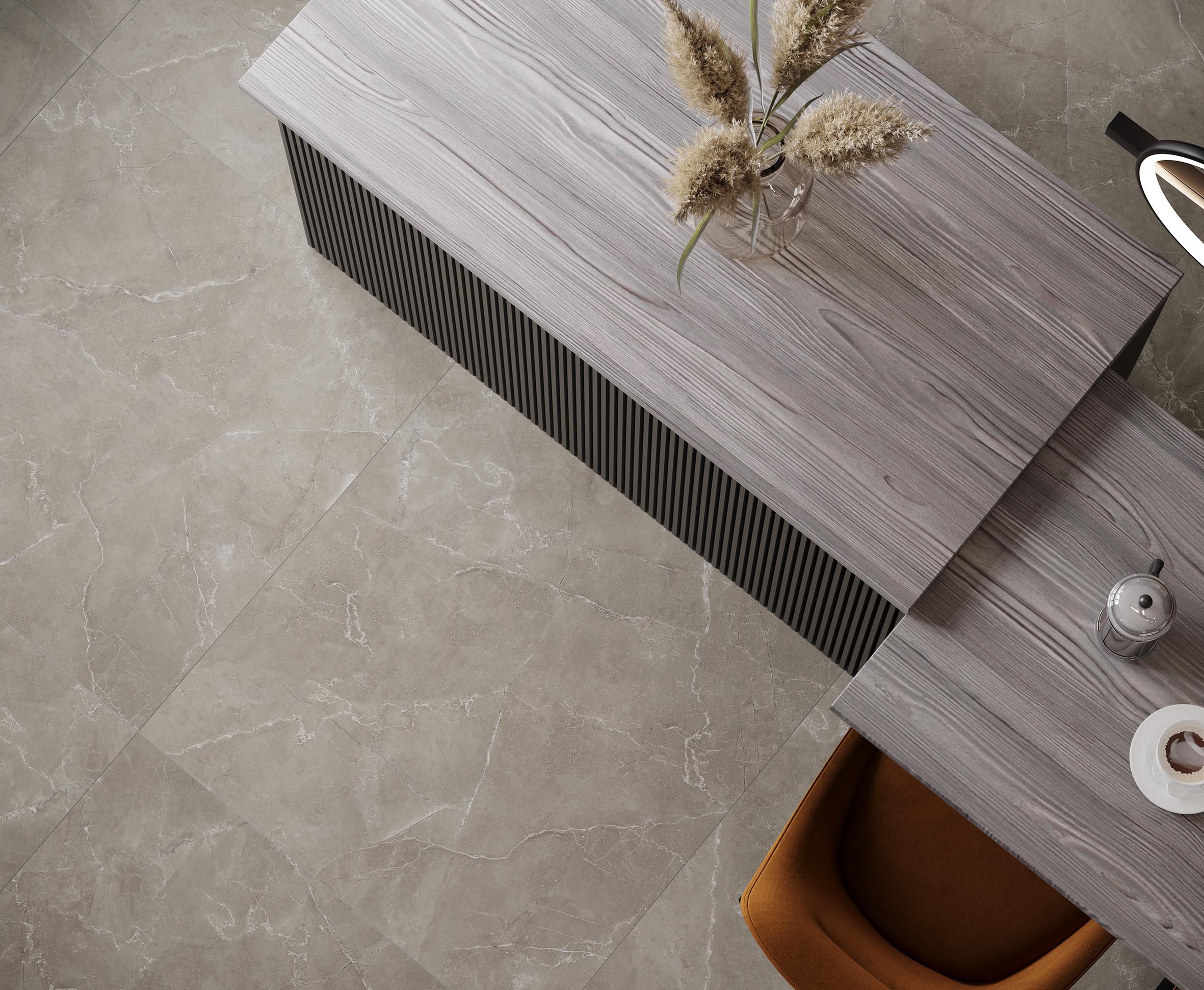 Керамогранит Laparet Impronta Greige 80x80 сатинированный