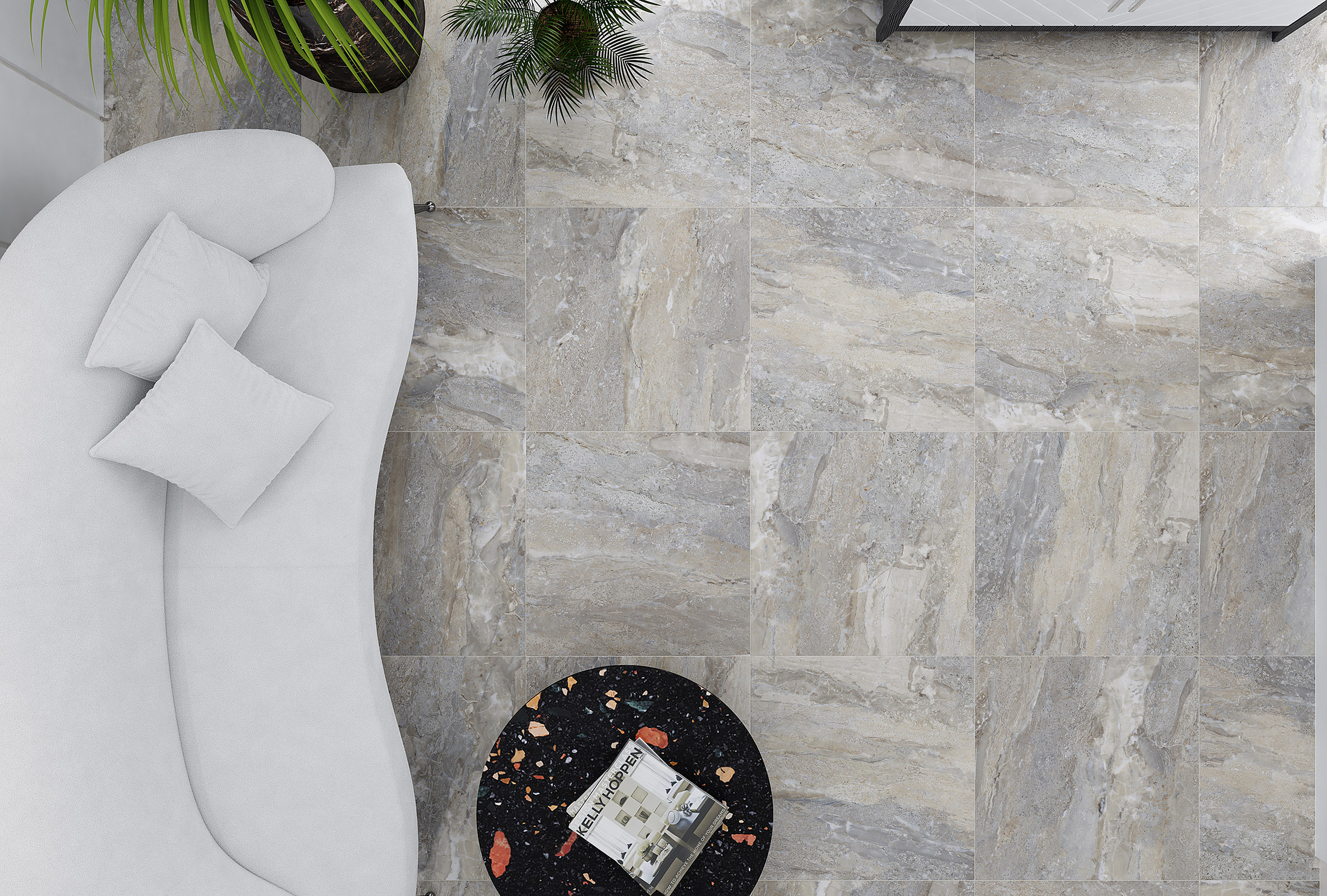 Керамогранит (EL 0064) Laparet Elpaso светло-бежевый 60x60 матовый