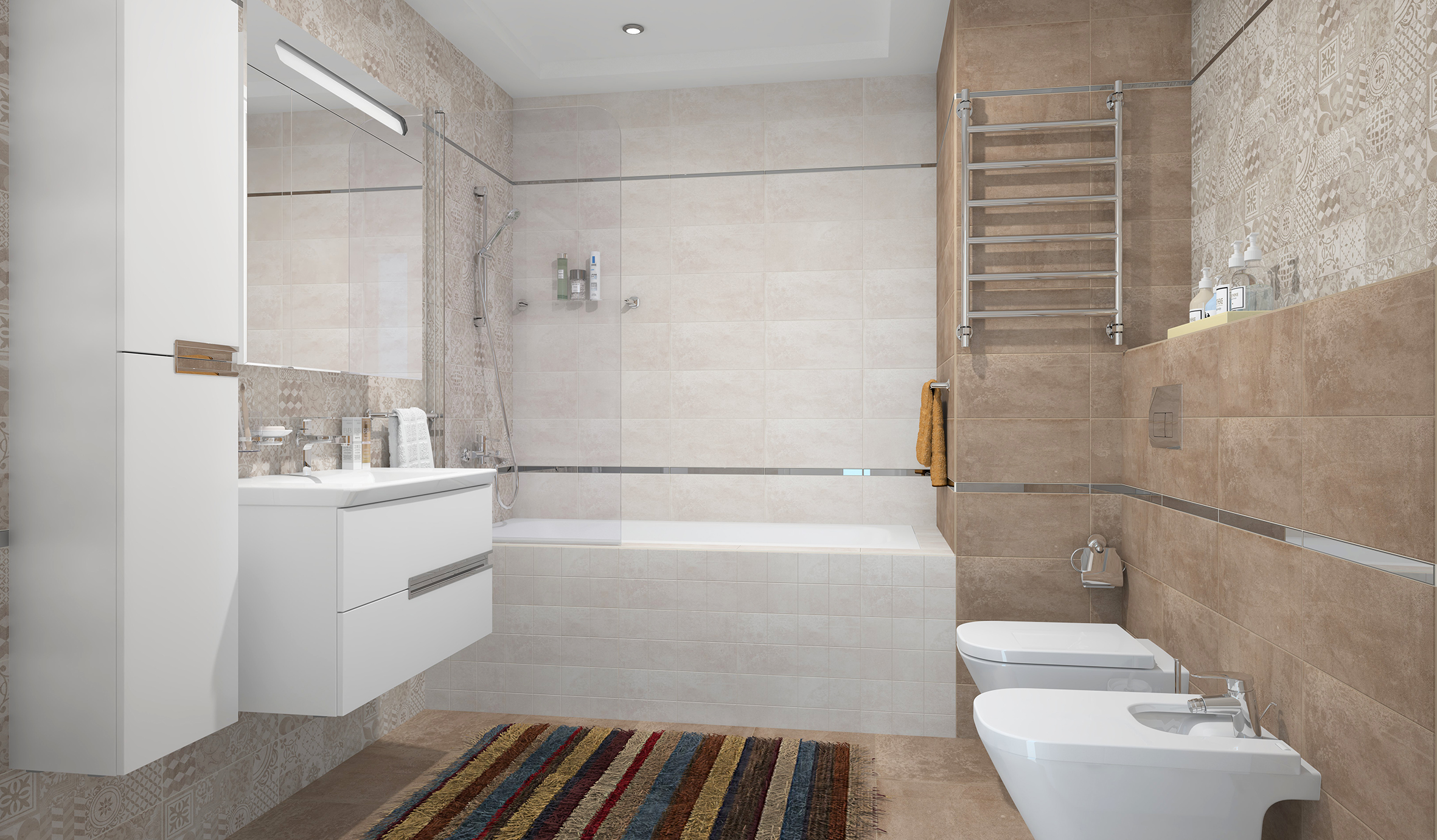 Керамогранит Laparet Bastion беж Bastion тёмно-бежевый 40x40 матовый