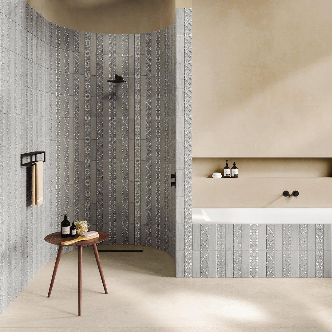 Керамическая плитка Kerama Marazzi 9047 Шеннон серый матовая 8,5x28,5