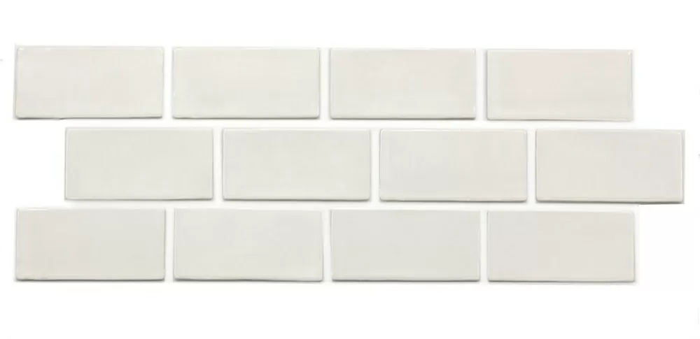 Мозаика NSmosaic PQ73150-03 белый 7.3x15