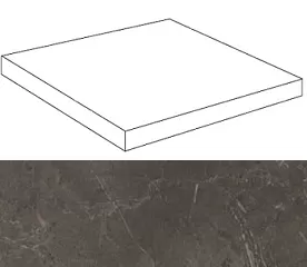 Ступень угловая Marvel Grey Scalino Angolare ASMY 33x33