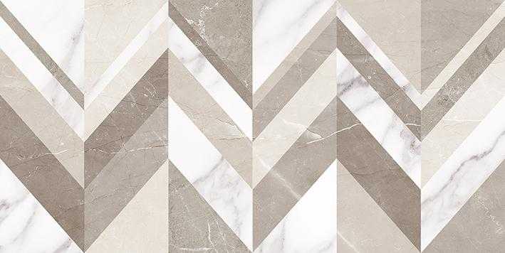 Декор (08-00-11-2681) Laparet Venus бежевый узор 20x40 глянцевый