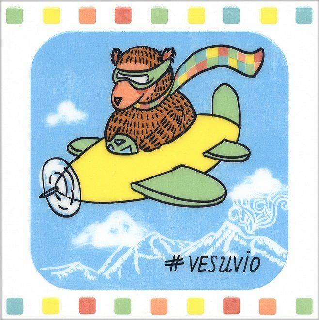 Декор Kerama Marazzi NT\A143\5009 Большое путешествие Везувий 20x20