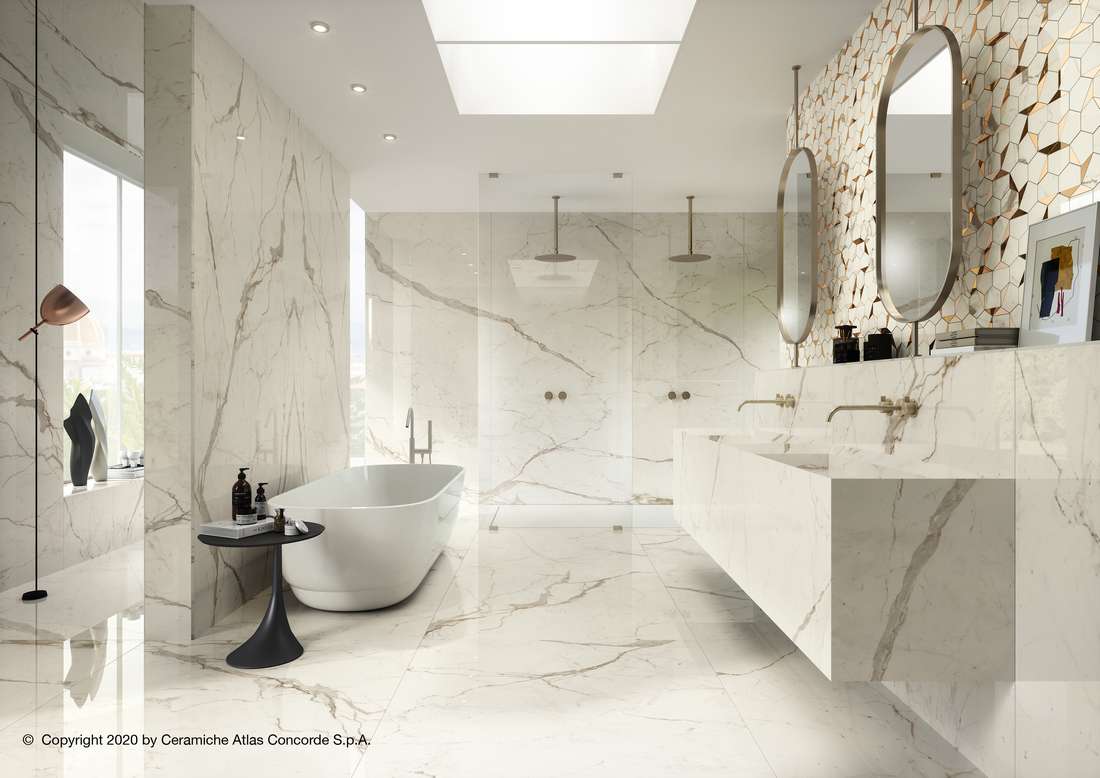 Керамогранит Atlas Concorde Marvel Shine Statuario Supremo Polished 120x278 A4O0