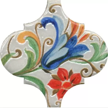 Декор Kerama Marazzi VT\A581\65000 Арабески Тоскана 5 глянцевый 6.5x6.5