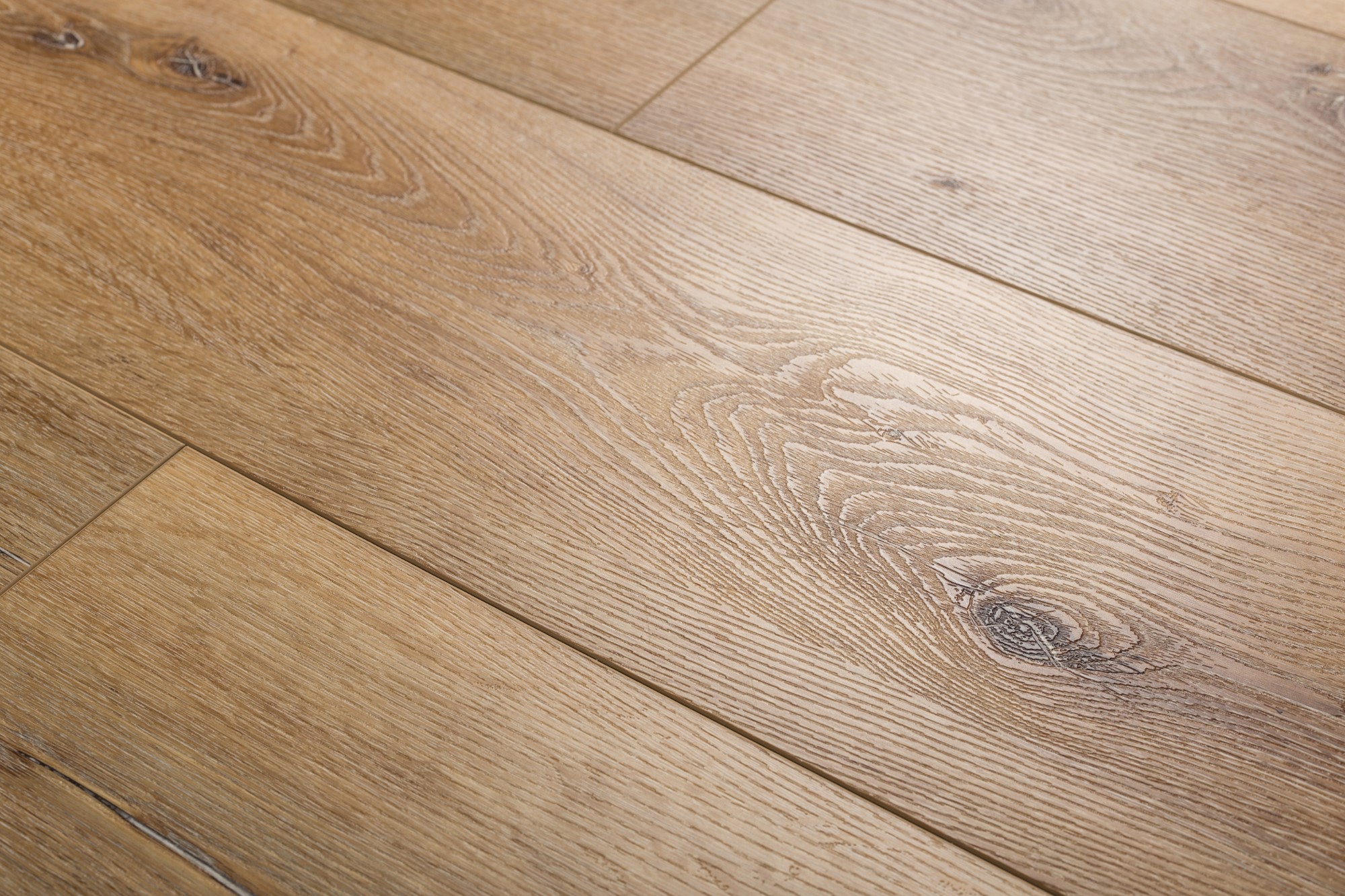 Кварцвиниловая плитка Aqua Floor Realwood XL Glue AF8002XL Glue 1524x228 Дуб Светлый замковый кварц винил напольный