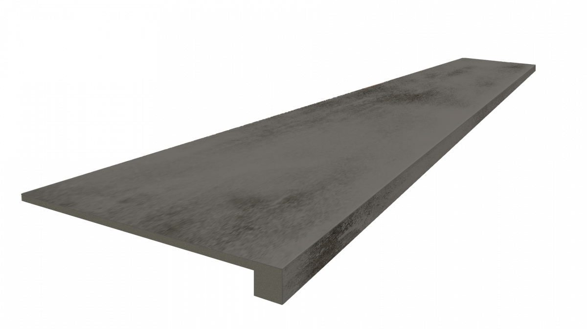 Ступень ColiseumGres Астро Блэк фронтальная 620070002472 черный 33x120