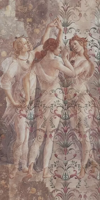 Декор Kerama Marazzi VT\A549\SG591820R Ковер Боттичелли матовый обрезной 119.5x238.5