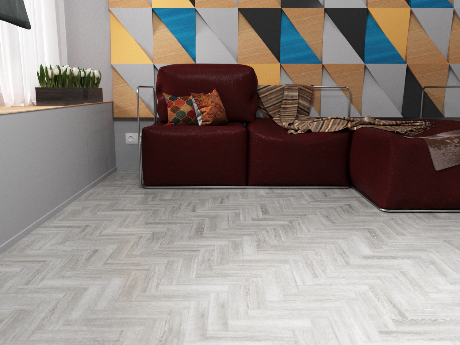 Кварцвиниловая плитка Fine Floor Craft Small Plank FF-463 Венге Биоко кварц винил напольный