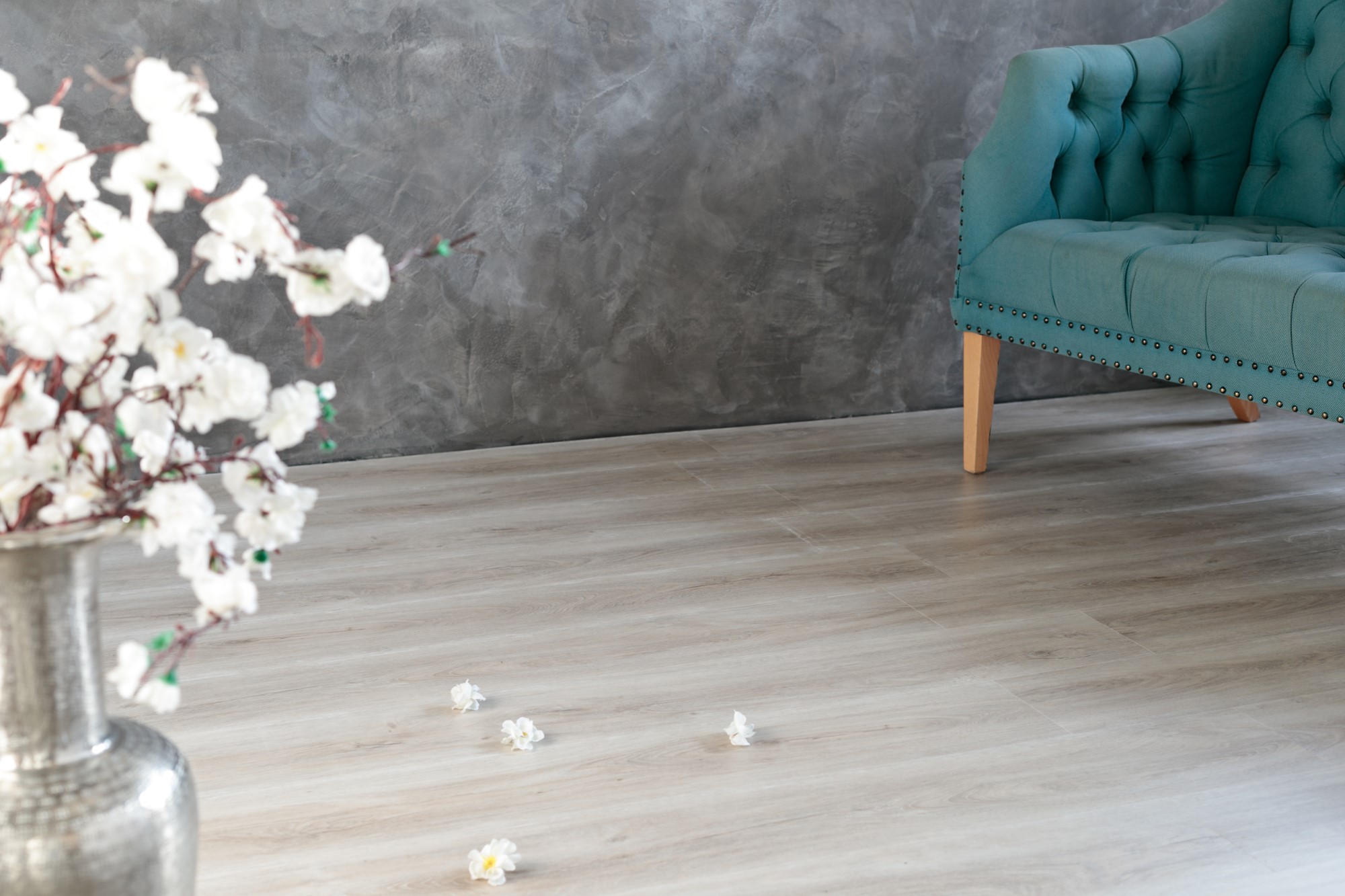 Кварцвиниловая плитка Aqua Floor Quartz AF3512QV 1220x180 Дуб Темный замковый кварц винил напольный