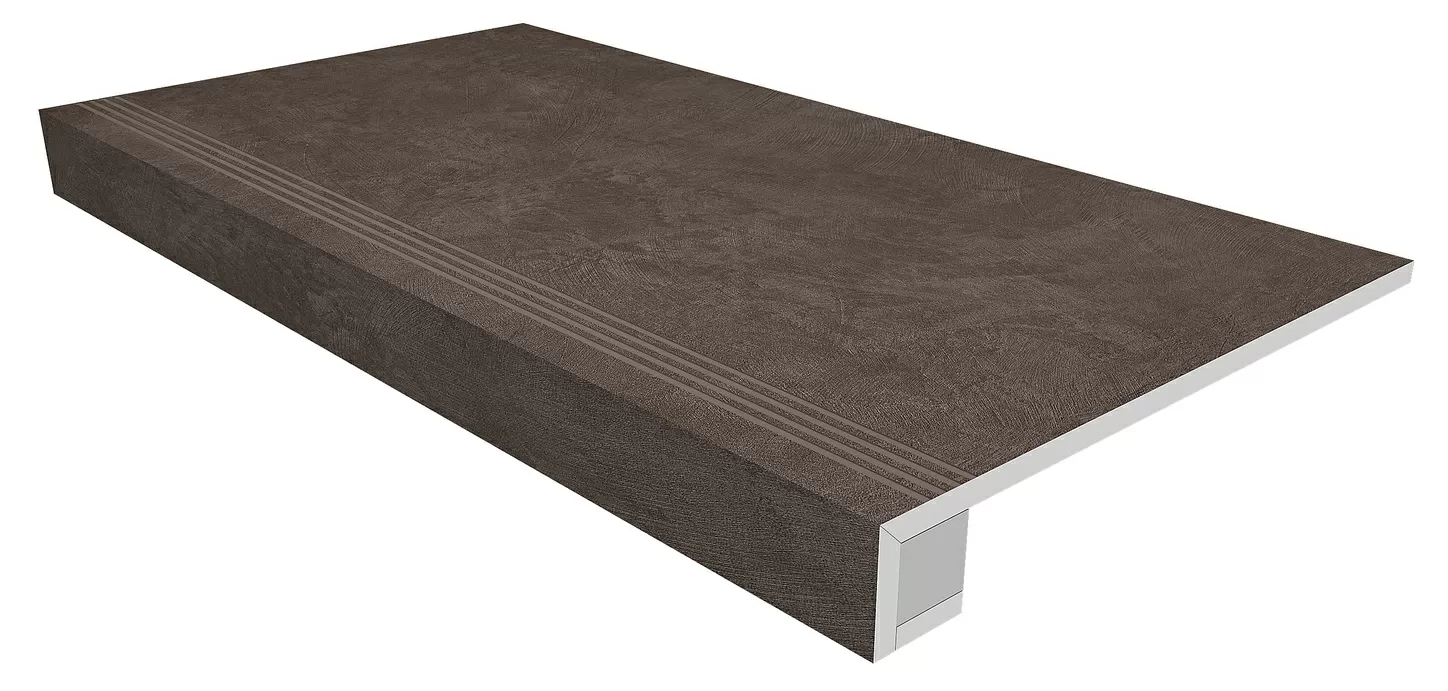 Комплект Estima SR07 Spectrum Chocolate (Ступень 33x120 непол. прямоугол. бортик с насечками + Подступенок 14,5x120)