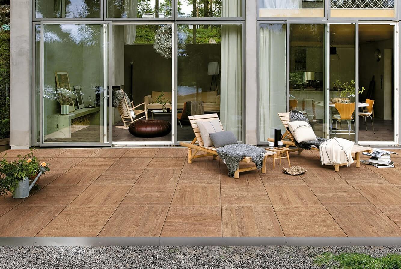 Керамогранит Atlas Concorde Oak Reserve Dark Brown 20x120