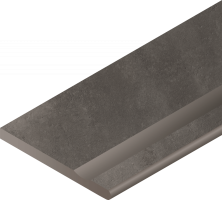 Бортик с выемкой закругленный правый Italon Millennium X2 Black 30x60