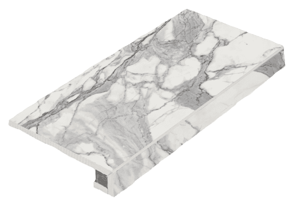 Ступень фронтальная Italon Charme Evo Statuario 33x60