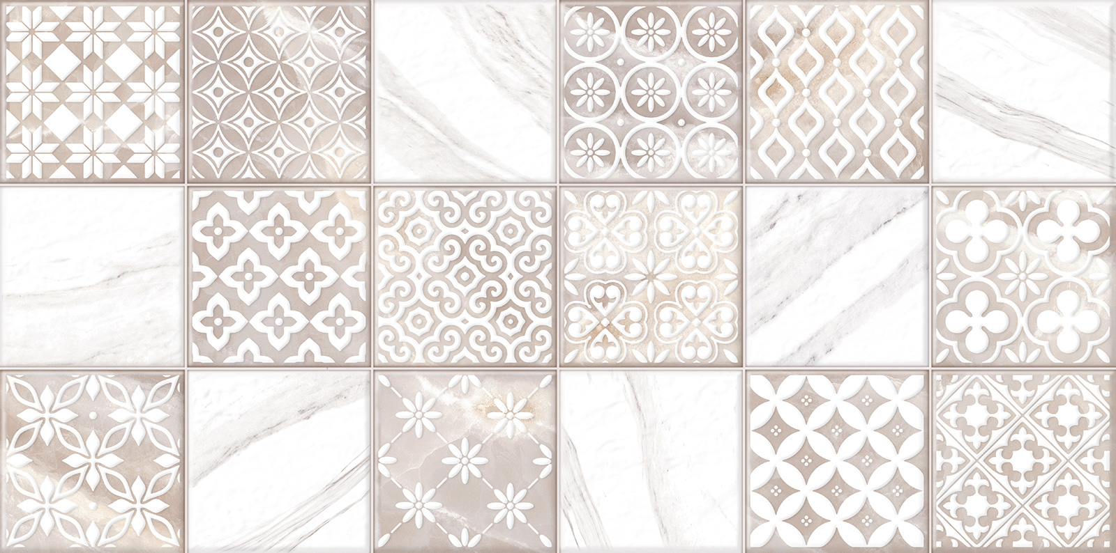 Керамическая плитка Alma Ceramica Фреско TWU2550FRC14 бежевый 24.9x50