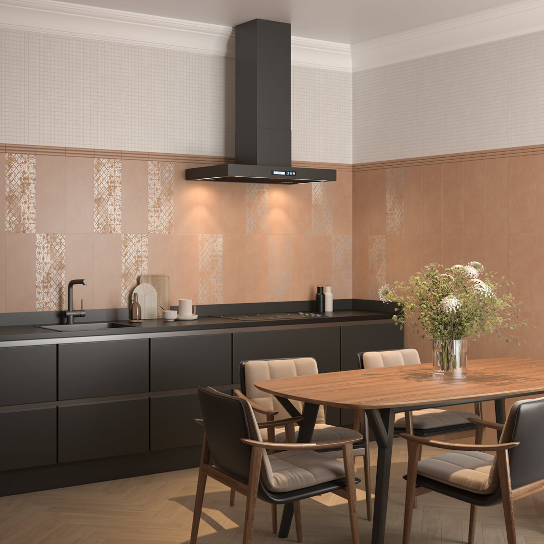 Декор Керама Марацци Venezia Каннареджо мозаичный оранжевый матовый 20х50 из 160 частей 2,3х2,3