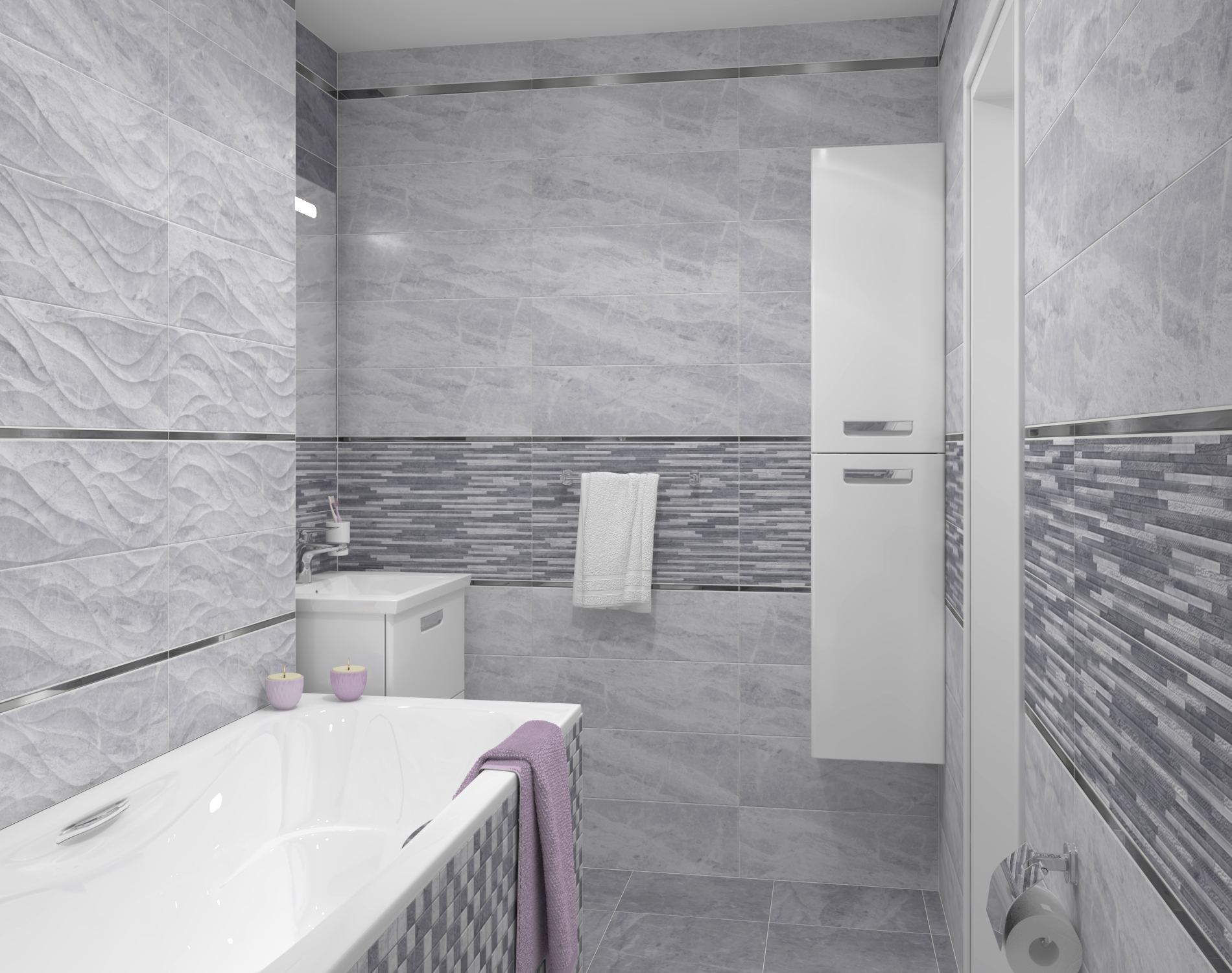 Мозаика (PGS1) Laparet Pegas серый 30x30 матовый