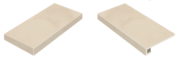 Ступень угловая левая Italon Charme Evo Onyx 33x60