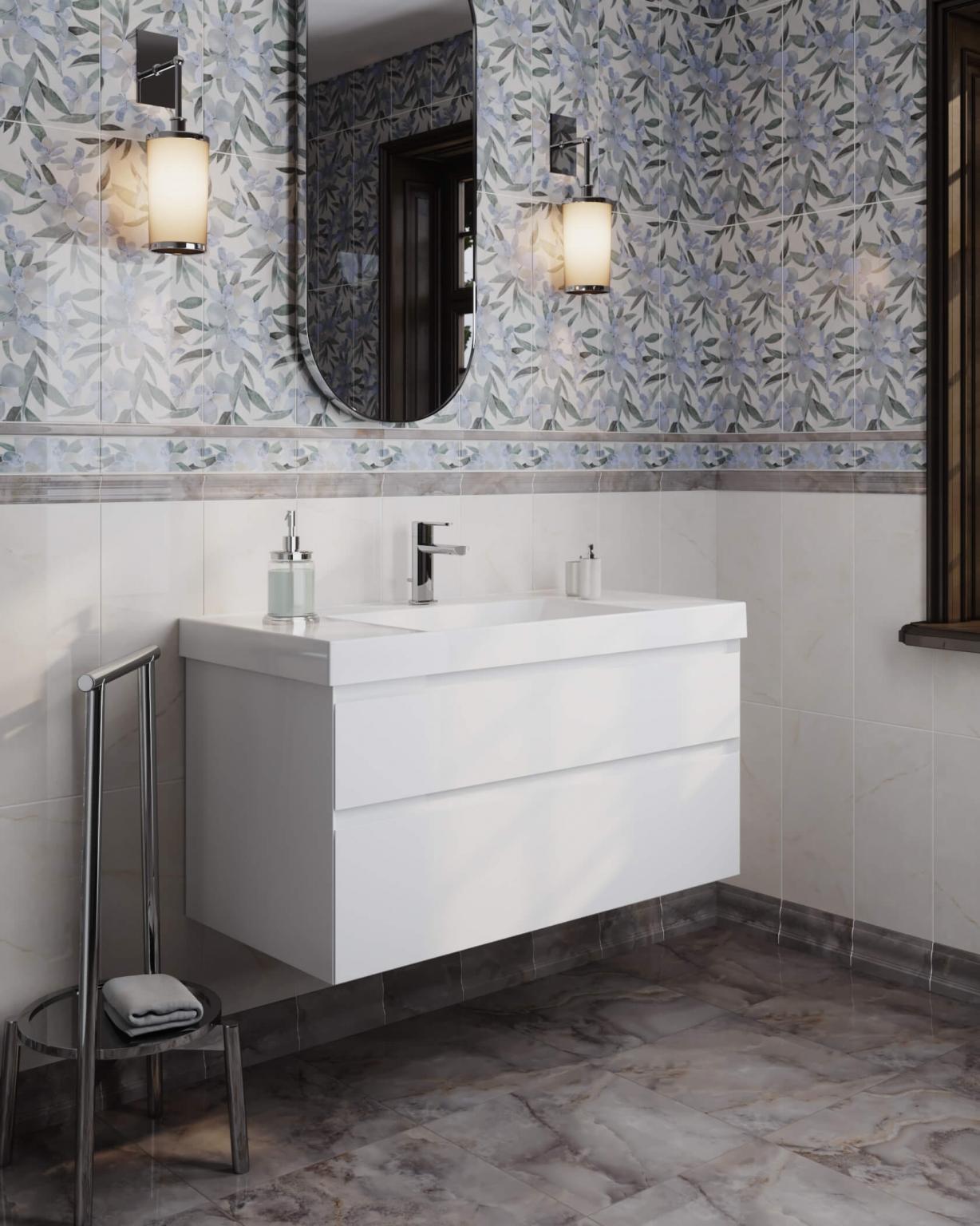 Декор Kerama Marazzi MM7218 Стеллине мозаичный 20x50