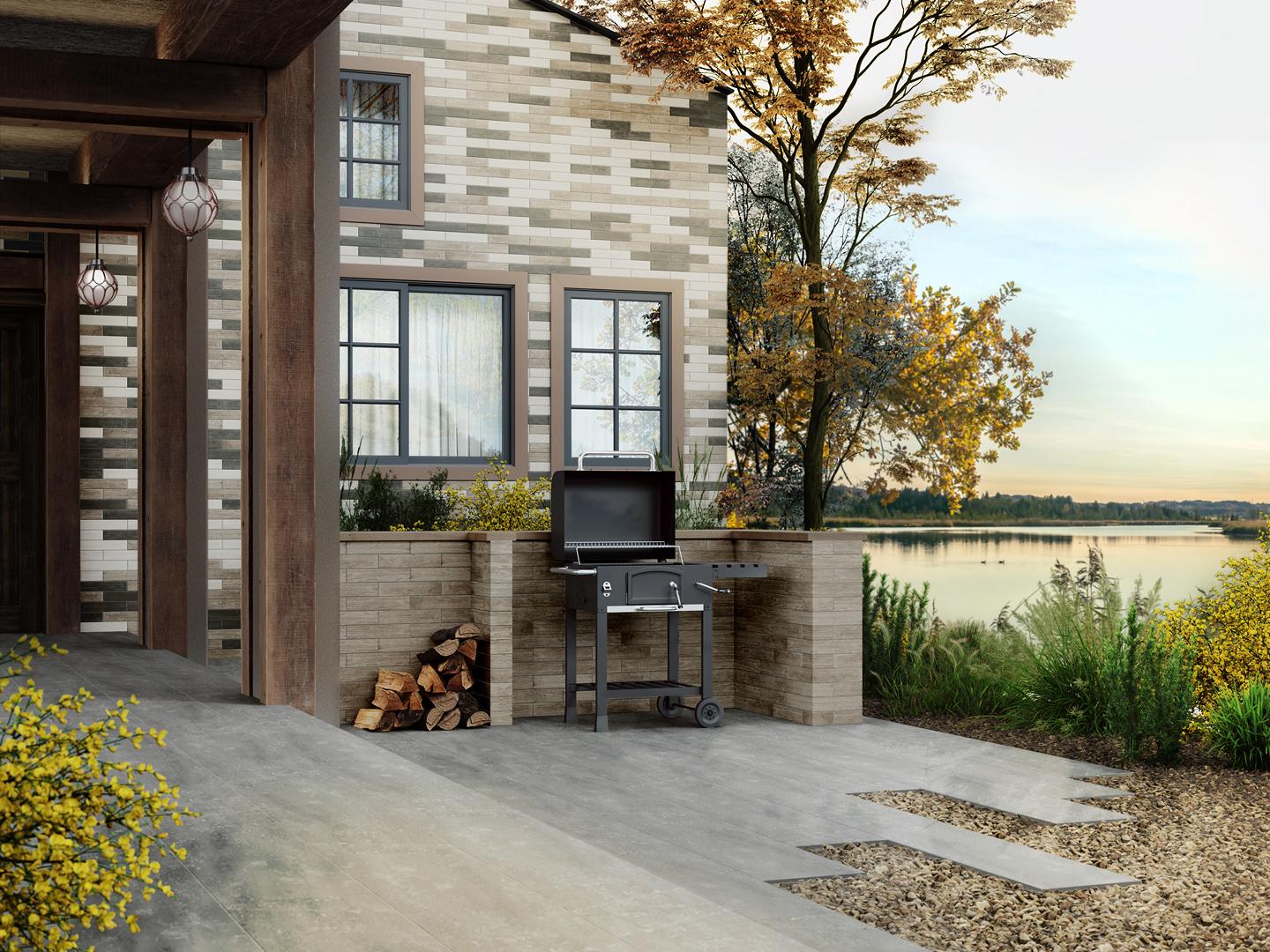 Мозаика Керама Марацци SBM013\DD204320 Про Нордик серый светлый мозаичный 30х30