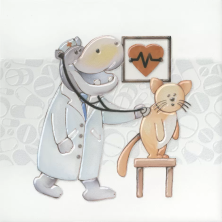 Декор Kerama Marazzi VT\A501\5009 Айболит 1 20x20