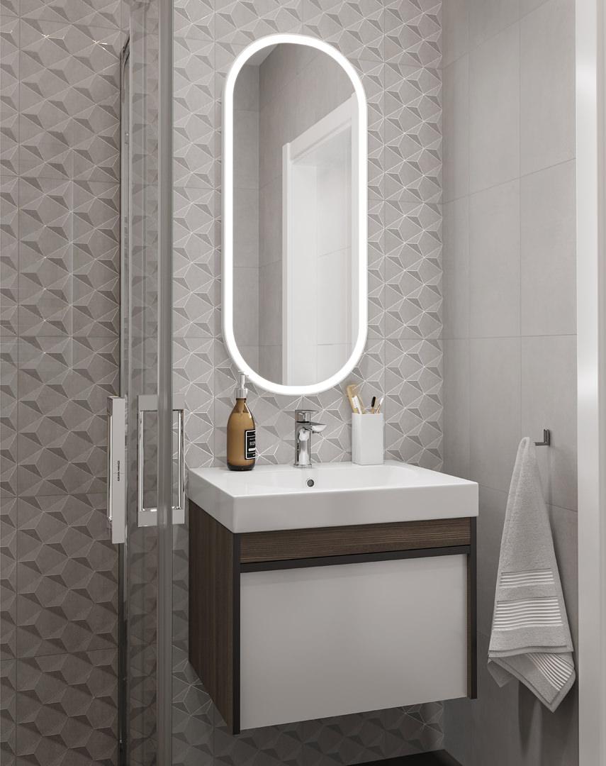 Бордюр Kerama Marazzi HGD\A584\6437 Корредо серый светлый матовый 7.7x25