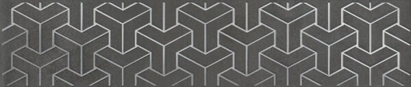 Бордюр Kerama Marazzi AD\D569\6400 Ломбардиа антрацит 5,4x25