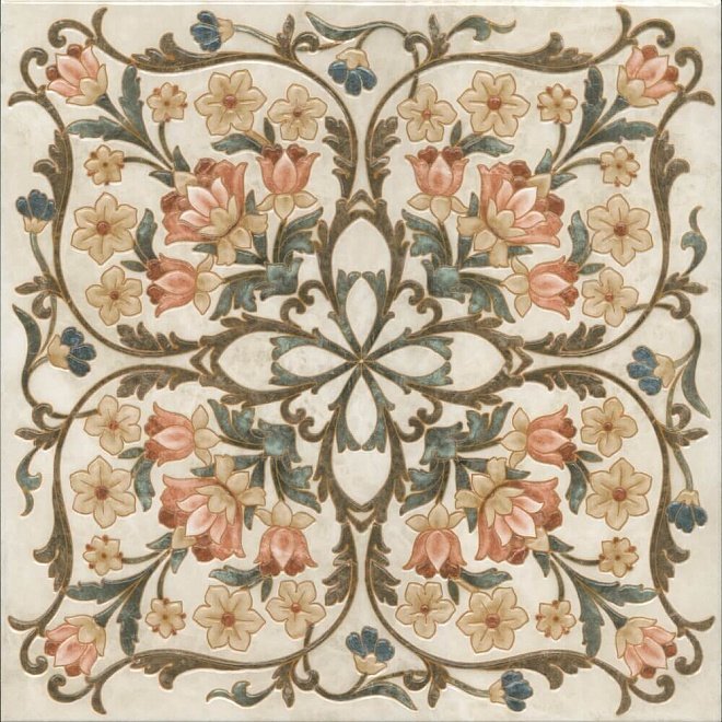 Декор Kerama Marazzi VT\A18\SG1544L Лирия ковёр центр лаппатированный 40,2x40,2