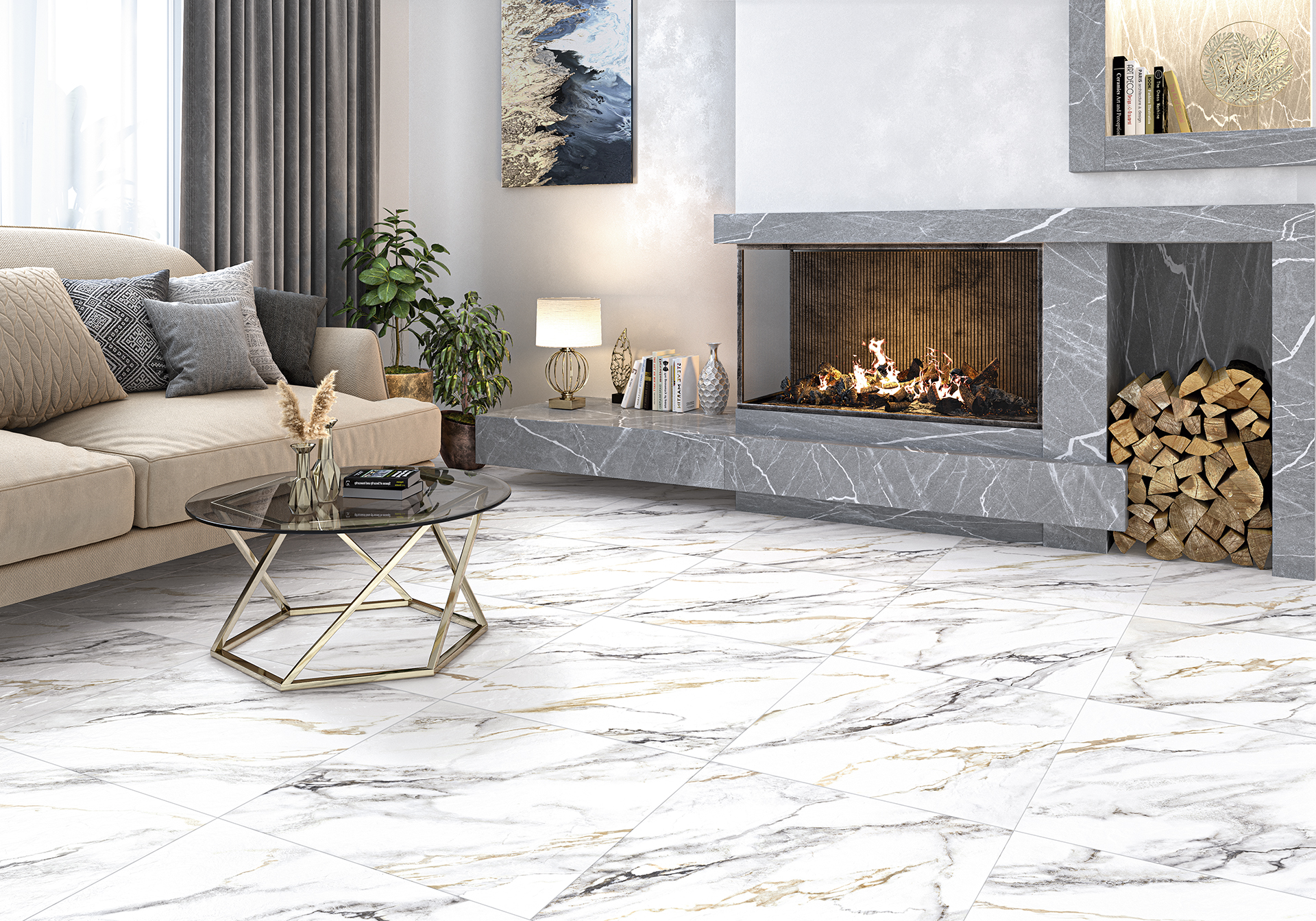 Керамогранит Alma Ceramica Arabesco GFA114ARS04R 57х114