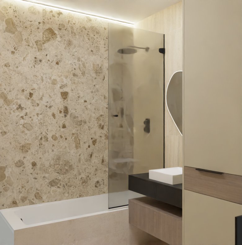 Мозаика Italon Континуум Петрол Джуэл 31.1x38.2