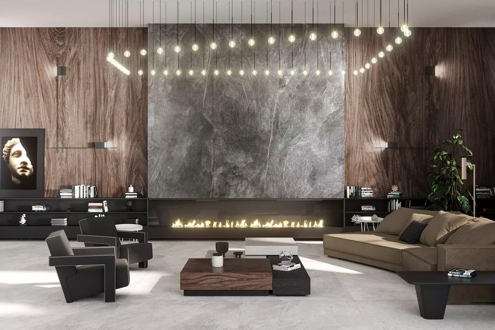 Керамогранит Kerama Marazzi SG075400R Ардезия бежевый светлый обрезной 119.5x320