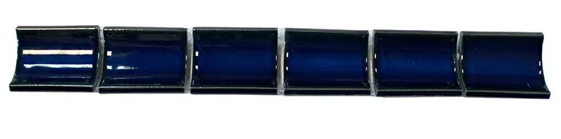 Мозаика NSmosaic TB062 бордюр синий 5.1x30.6