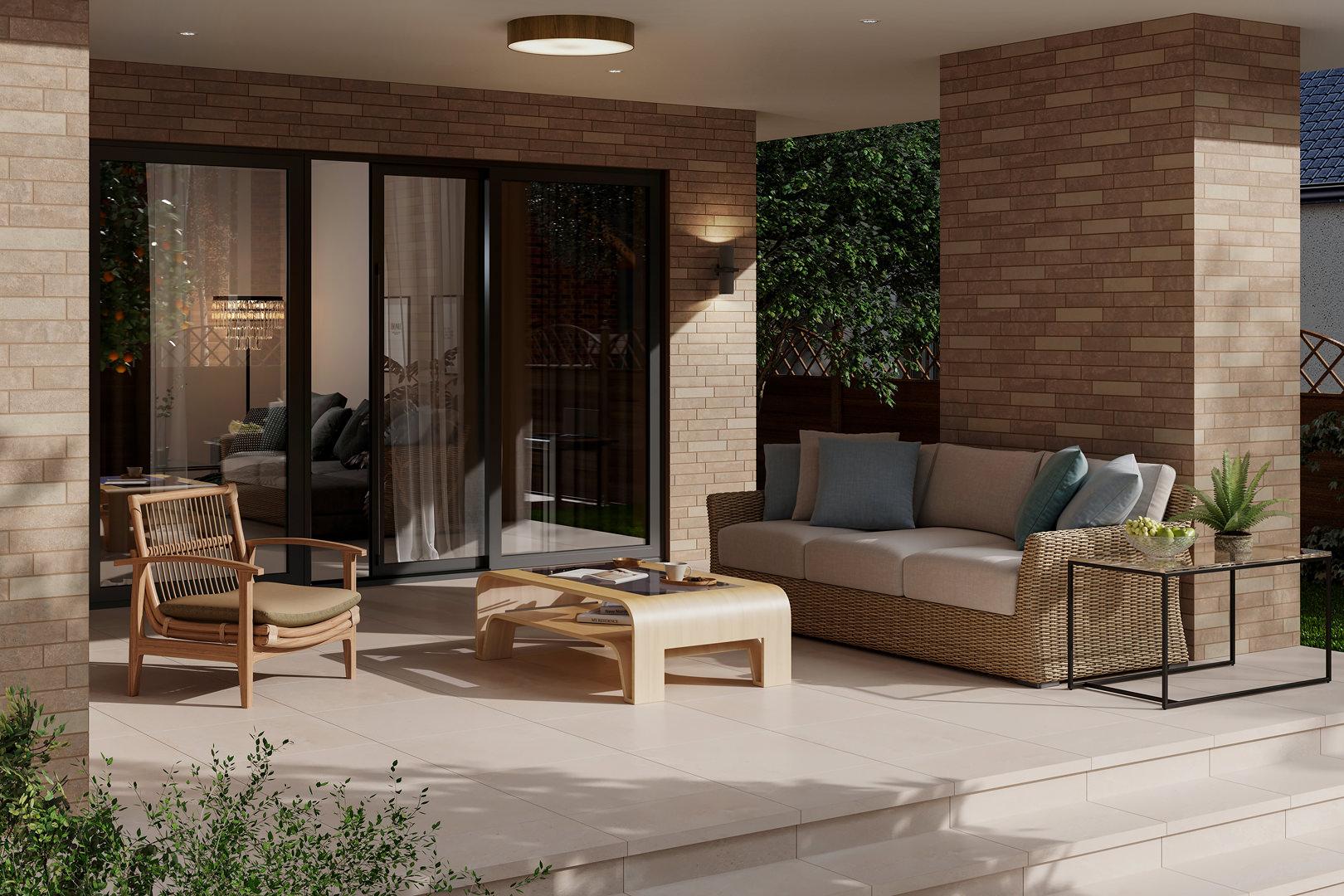 Керамическая плитка Kerama Marazzi 26310 Марракеш коричневый светлый матовая 6x28,5