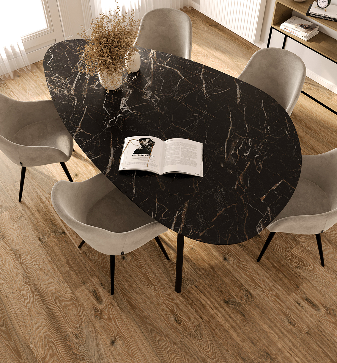 Керамогранит СтароВуд Forest Palm Matt 20x120 бежевый