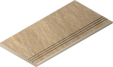 Ступень Италон Дистрикт Сэнд закругленная Грип правая 620040000038 бежевый 30x60