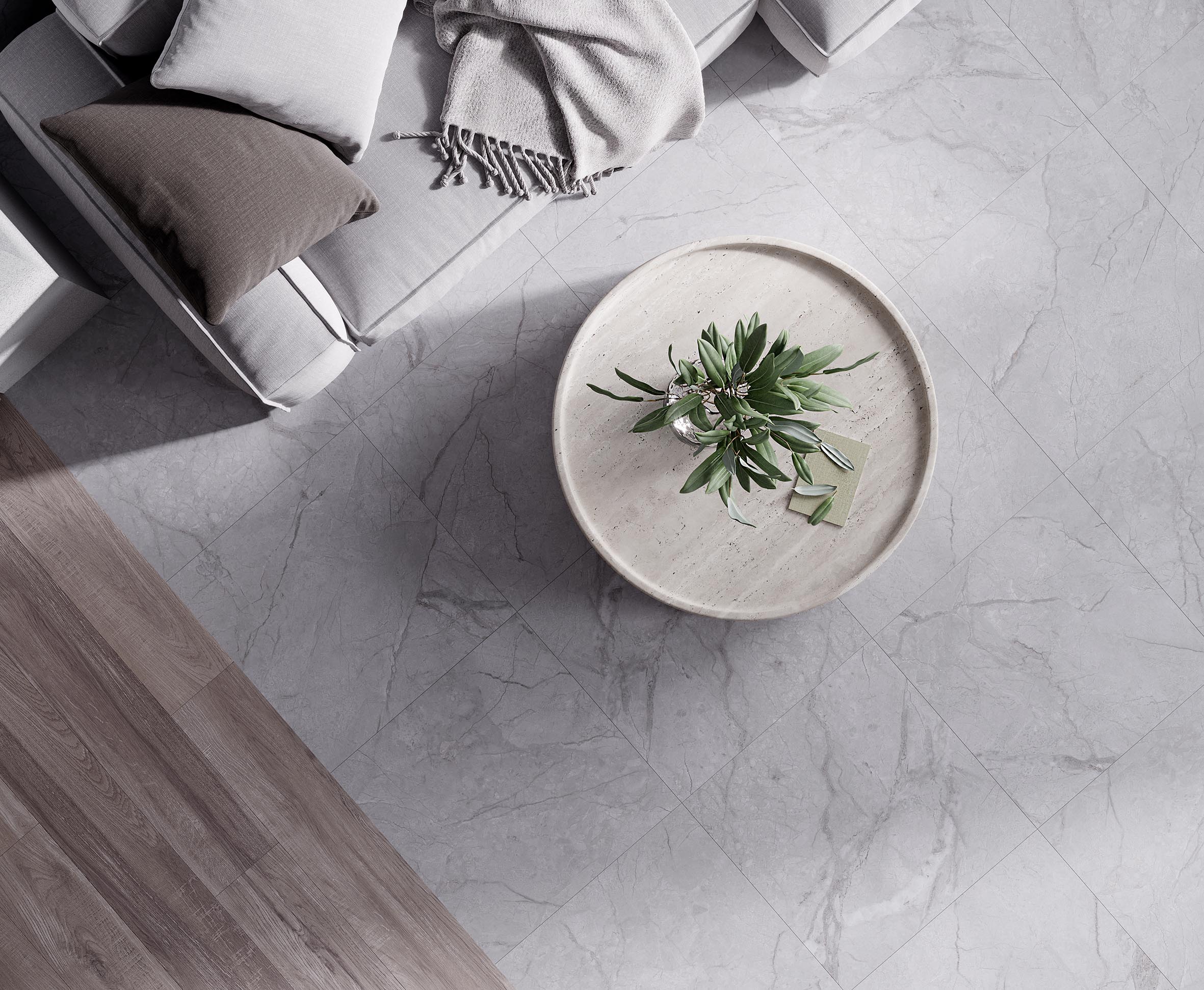 Керамогранит Laparet Antalya Grey 60x60 матовый