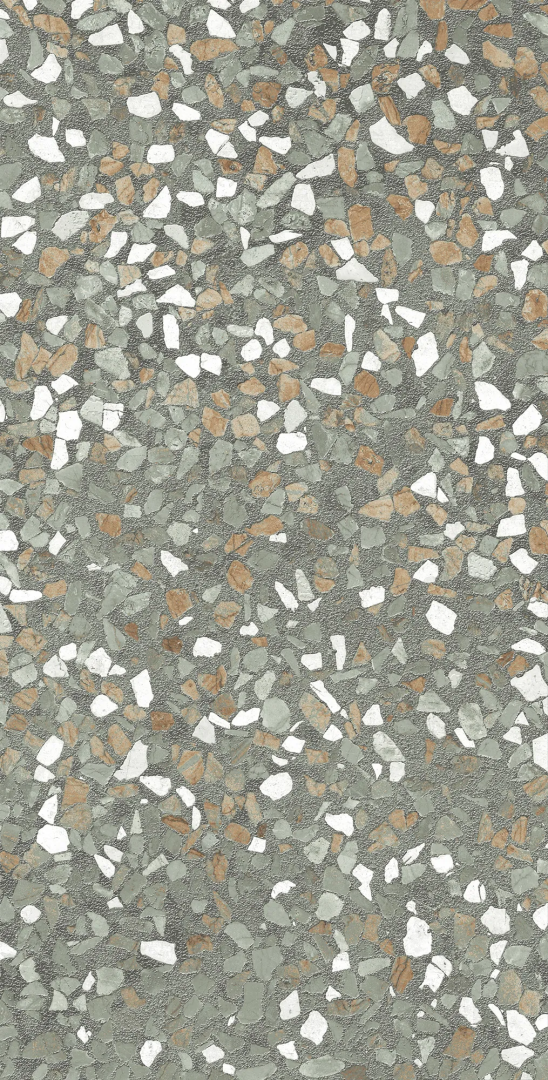 Керамогранит Креанза SH1009-G Veneziano Terra Verde Shape+Glue Art 60x120 зеленый