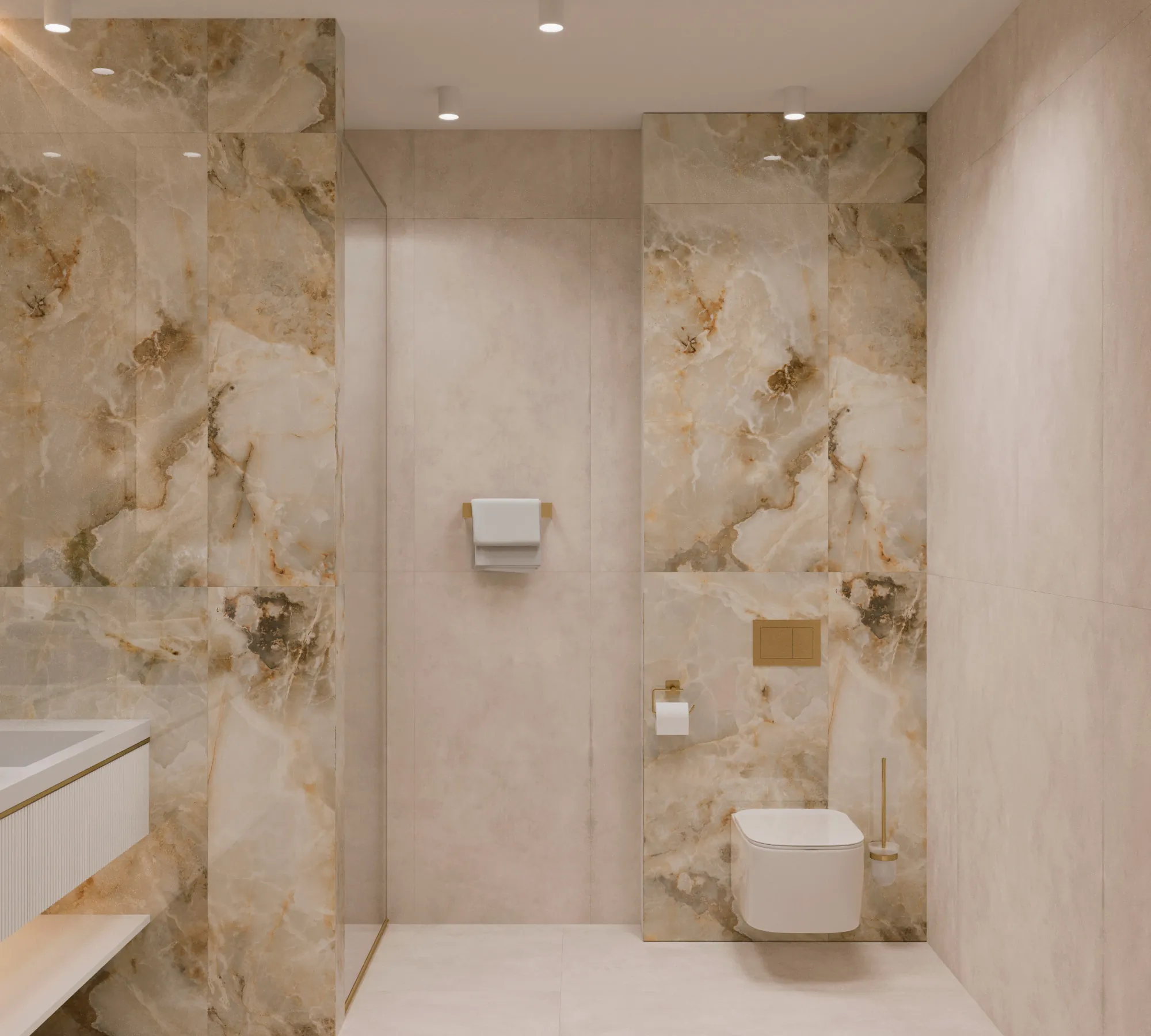 Керамогранит Аркадия Керамика FP1026-A Invisible Onyx Grey Full Polished 60x120 серый