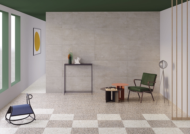 Керамогранит Vitra Terrazzo-X Светлый 30x60 лаппатированный